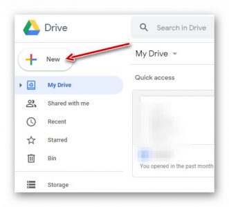 Add file to Google Drive