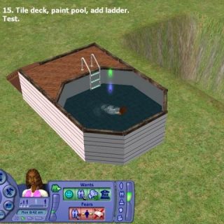 Sims 2 - Above Ground Pool