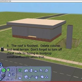 Sims 2 Modern Roof Tutorial