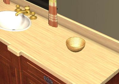 3 Wicker Bowls
