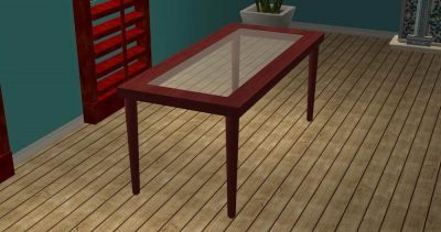 Glass-Topped Dining Table Recolours