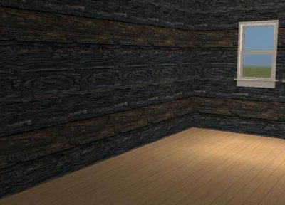 Weathered Wood Wall & Floor Set