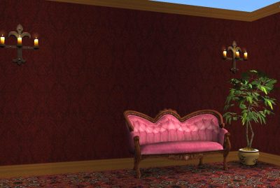 Victorian Gothic Damask Wallpaper