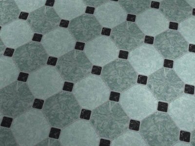 Antique-Effect Floor Tiles