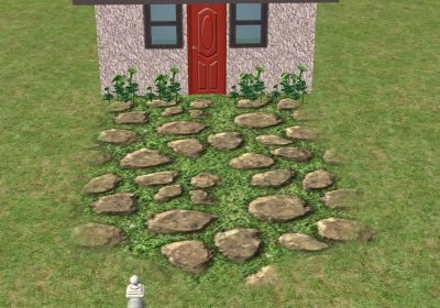 Grassy Cobbles in 3 Sizes