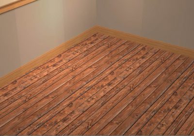 Wall & Floor Set - Wood & Paint