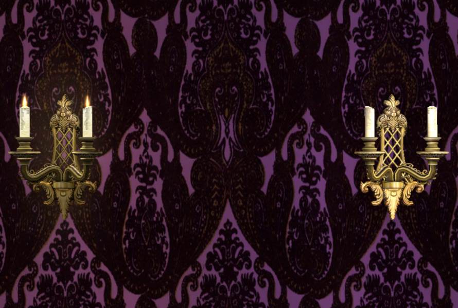 Gothic Purple Wallpaper (Views: 45,113) .