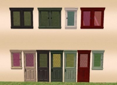 Open Me Up (Brasserie) door and window recolors