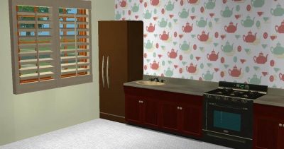 Teapot Wallpaper for Kitchens