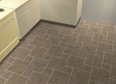 Selection of floor tiles