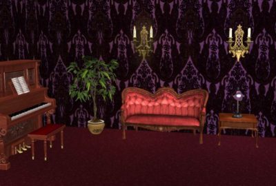 Gothic Purple Wallpaper