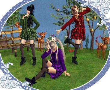 Little Hodded Princesses - 3 colors