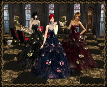 Pretty Little Flowers - 3 Gowns