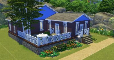 Blue Country Cottage